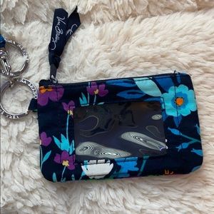 Vera Bradley ID case and lanyard
